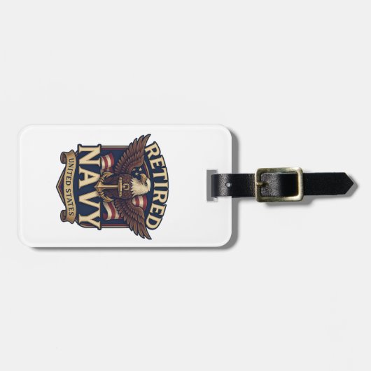 Navy USN VETERAN ラゲッジタグ (正面横)