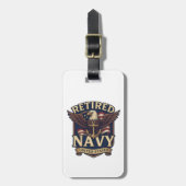 Navy USN VETERAN ラゲッジタグ (正面縦)