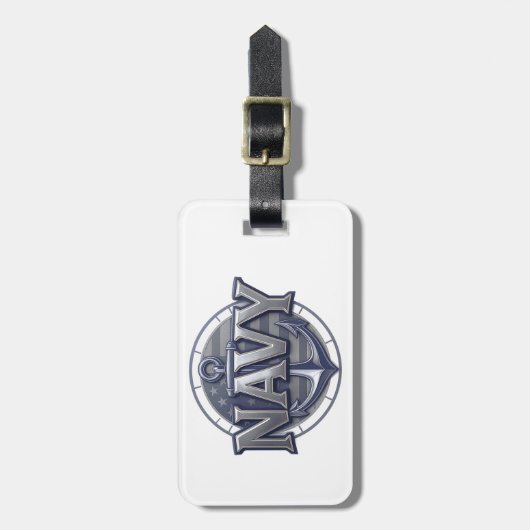 Navy USN VETERAN ラゲッジタグ (正面縦)