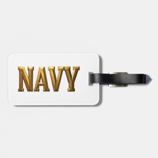 Navy USN VETERAN ラゲッジタグ (裏面横)
