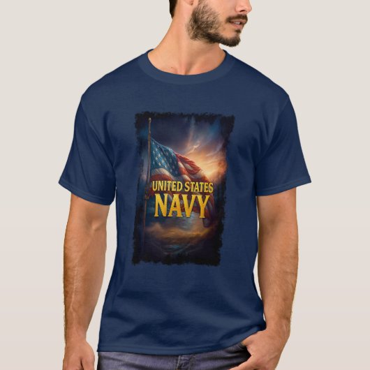 Navy USN Veteran Tシャツ (正面)