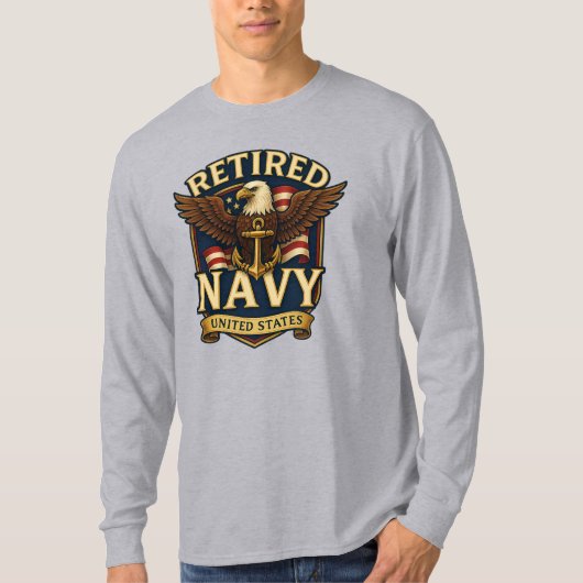 Navy USN Veteran Tシャツ (正面)