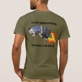 Navy Vet GSE LM2500、33K HP、T&B、LTカラー Tシャツ (裏面)
