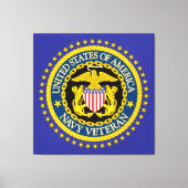 Navy Veteran キャンバスプリント (正面)