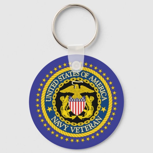 Navy Veteran キーホルダー (正面)