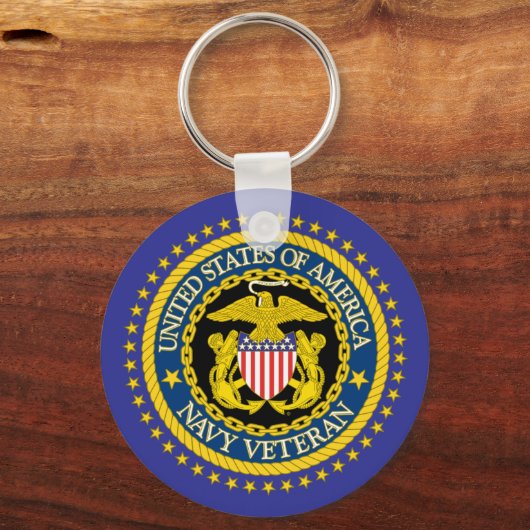 Navy Veteran キーホルダー (正面)
