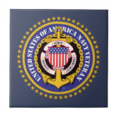 Navy Veteran 2 Ceramic Tile タイル (正面)