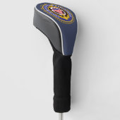 Navy Veteran Golf Head Cover ゴルフヘッドカバー (アングル)