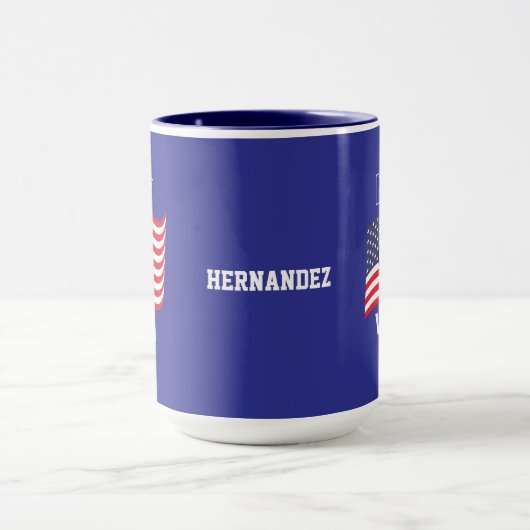 Navy Veteran Mug マグカップ (中央)