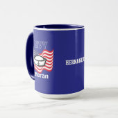 Navy Veteran Mug マグカップ (正面左)