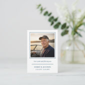 Navy Veteran Prayer Card Tribute Poem Handout Card エンクロージャーカード (スタンド正面)