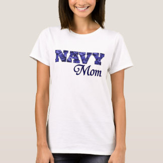 navymomのspeghettiの革紐 tシャツ