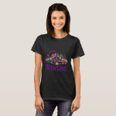 Nawlins New Orleans Cityscape Mardi-gras Souvenir  Tシャツ (正面フル)