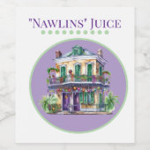 Nawlins Wine Label ワインラベル (シングルラベル)