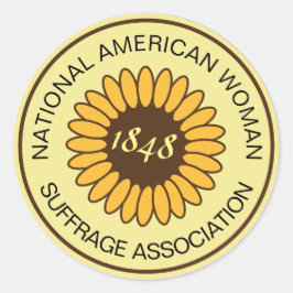 NAWSA選挙権歴史的なボタンの女性の投票 ラウンドシール
