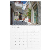 Naxos 2026 Greek Island Calendar カレンダー (3月 2026)