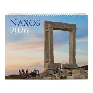 Naxos 2026 Greek Island Calendar カレンダー