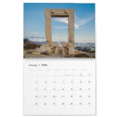 Naxos 2026 Greek Island Calendar カレンダー (1月 2026)