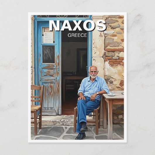 Naxos Greece Islands Travel ポストカード (正面)