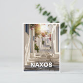Naxos Greece Islands Travel  ポストカード (スタンド正面)