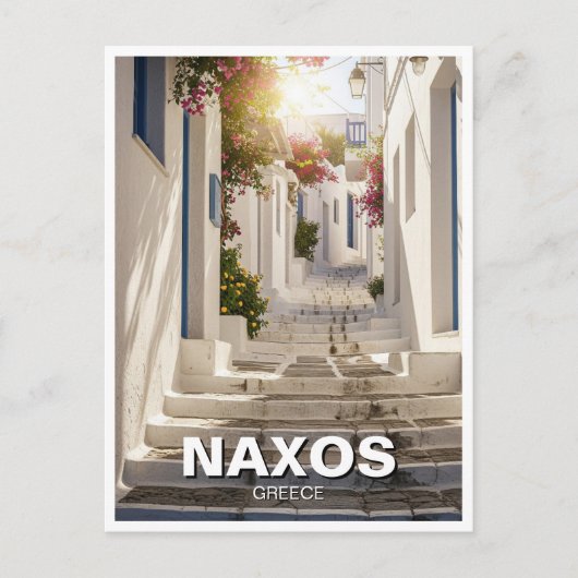 Naxos Greece Islands Travel  ポストカード (正面)
