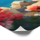 Naxos Greece Travel Poster ポスター (コーナー)