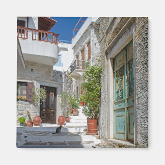 Naxos Village Cat Magnet マグネット