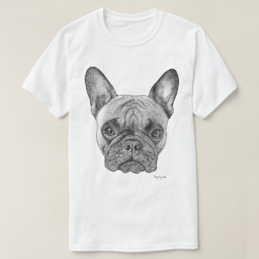 Naya The French Bulldog Tシャツ (デザイン正面)