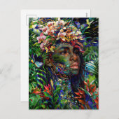“Nayari” - Jungle Mirage - Women In Amazonia シーズンポストカード (正面/裏面)