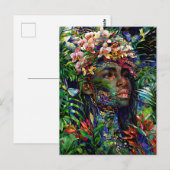 “Nayari” - Jungle Mirage - Women In Amazonia   ポストカード (正面/裏面)