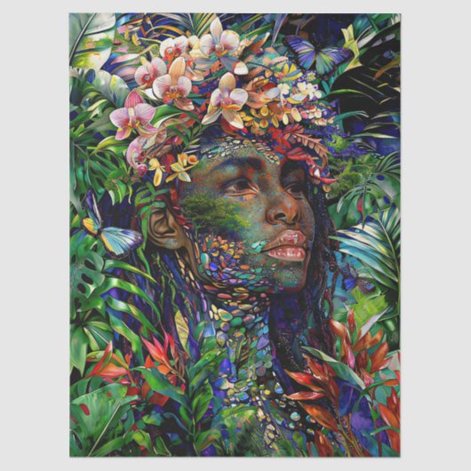 “Nayari” - Jungle Mirage - Women In Amazonia   薄葉紙 (正面)