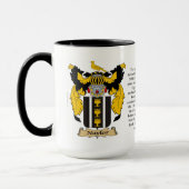 Naylor家族の紋章付き外衣 マグカップ (左)