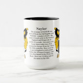 Naylor家族の紋章付き外衣 マグカップ (中央)