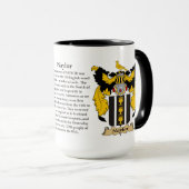 Naylor家族の紋章付き外衣 マグカップ (正面右)