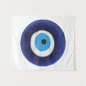 Nazarの悪のまなざしの保護記号 タペストリー (正面(横))