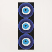 Nazarの悪のまなざしの保護記号 ヨガマット (裏面)