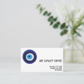 Nazarの悪のまなざしの保護記号 ロイヤリティカード (スタンド正面)