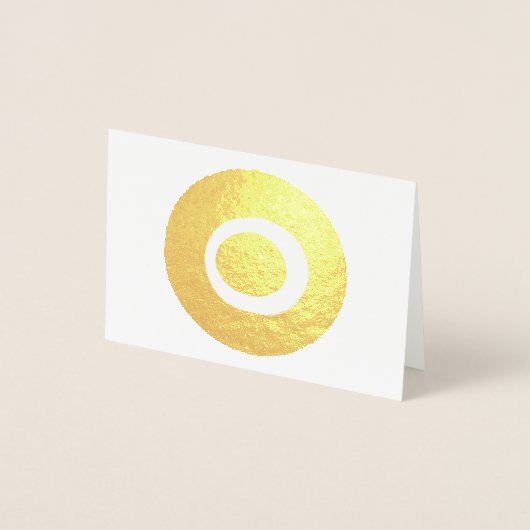 Nazarの悪のまなざしの保護記号 箔カード (正面)