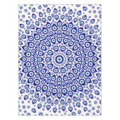 Nazar -トルコの目の円のオーナメント#1 テーブルクロス (正面)