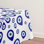 Nazar -トルコの目の円のオーナメント#1 テーブルクロス (インサイチュ)