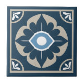Nazar Evil Eye Azulejo Ceramic Tile タイル (正面)