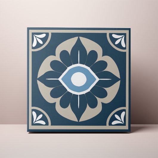 Nazar Evil Eye Azulejo Ceramic Tile タイル