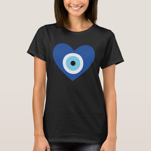 Nazar Evil Eye Charm for Protection Islamic Islam Tシャツ (正面)