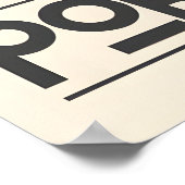 Nazare Portugal Ocean Print - Minimalist Wave and ポスター (角)