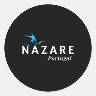 Nazare Portugal Wave Surf Surfing Surfer  ラウンドシール