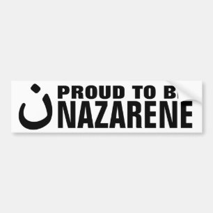 Nazareneのクリスチャンの団結があること誇りを持った バンパーステッカー