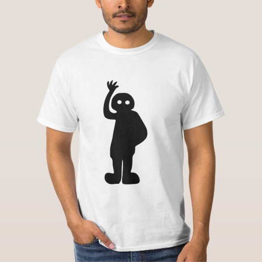 Nazcaの宇宙飛行士 Tシャツ (正面)