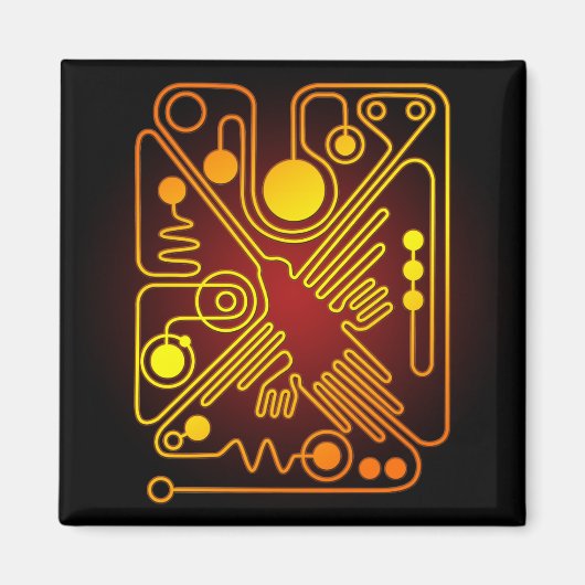 Nazca Hummingbird マグネット (正面)