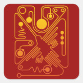 Nazca Hummingbird 3 スクエアシール (正面)