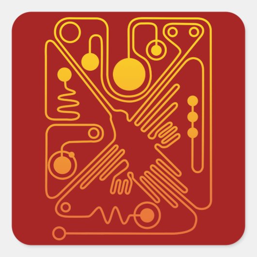 Nazca Hummingbird 3 スクエアシール (正面)